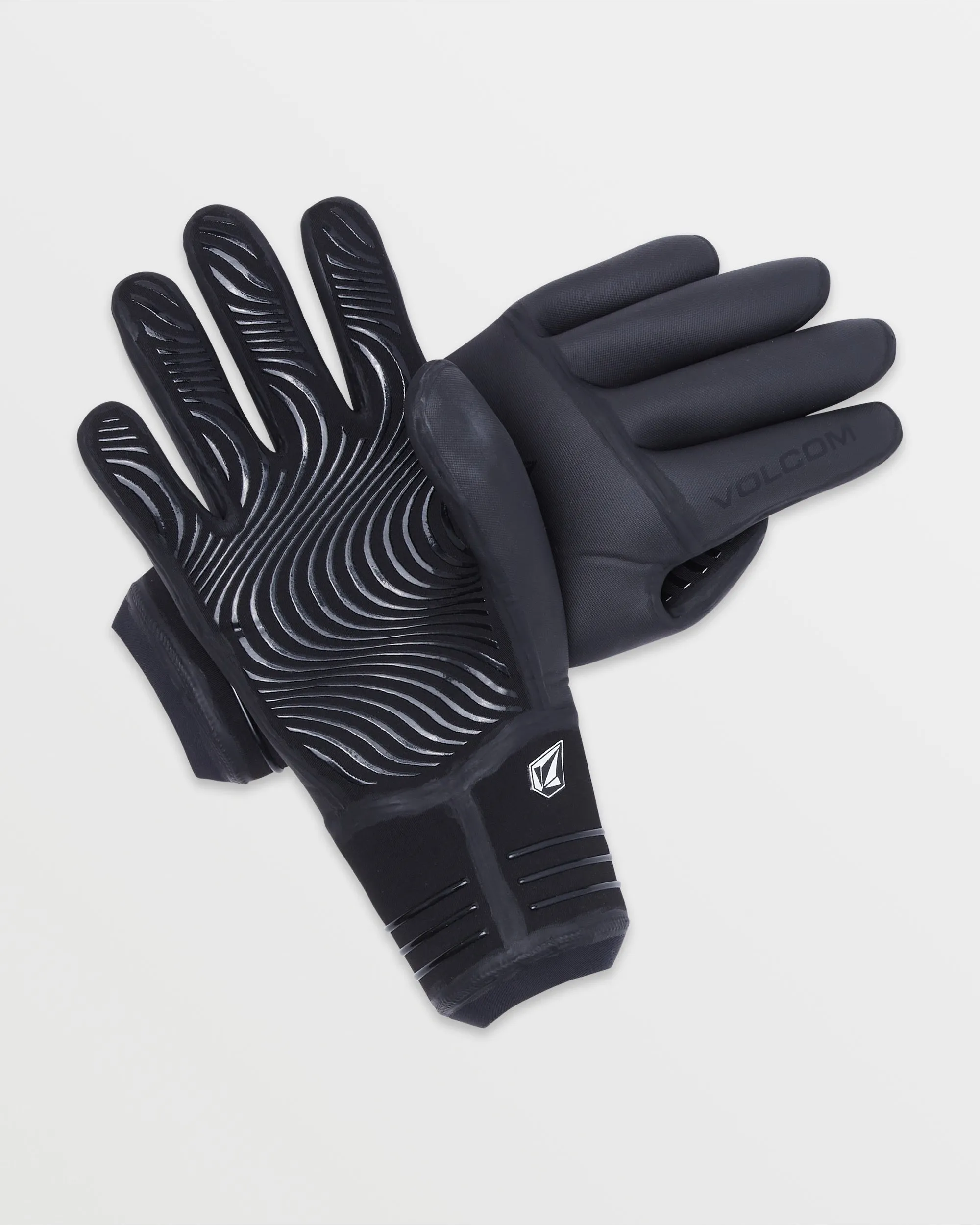 3mm 5 Finger Gloves - Black