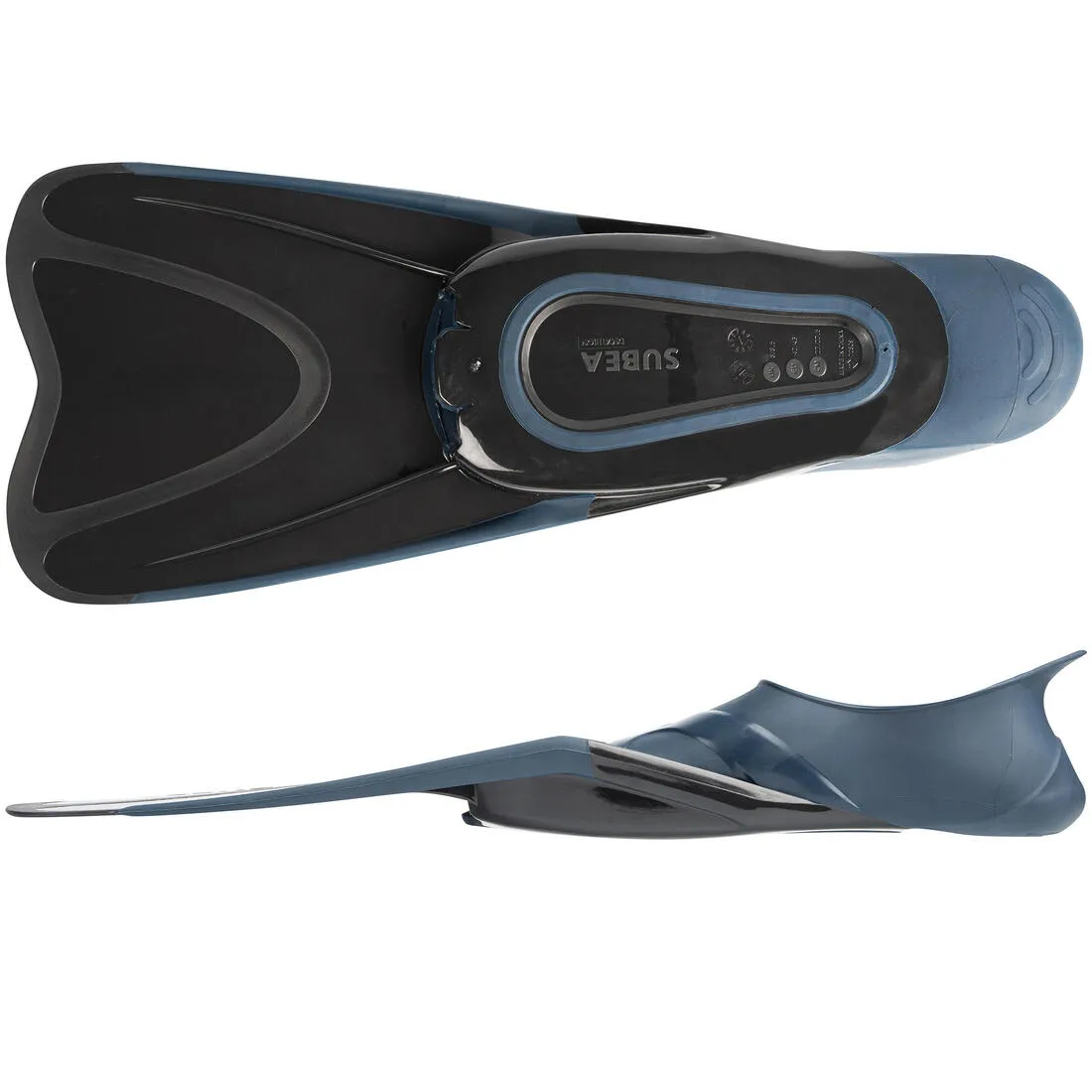 Adult's snorkelling kit, fins, mask, snorkel 100