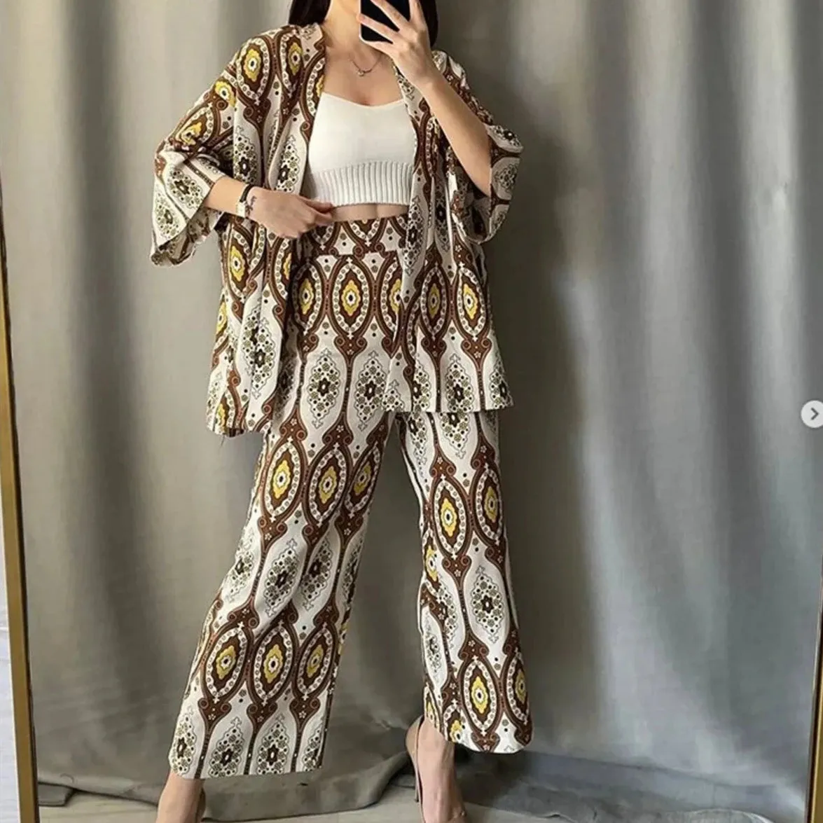 Asma Printed Coord Set