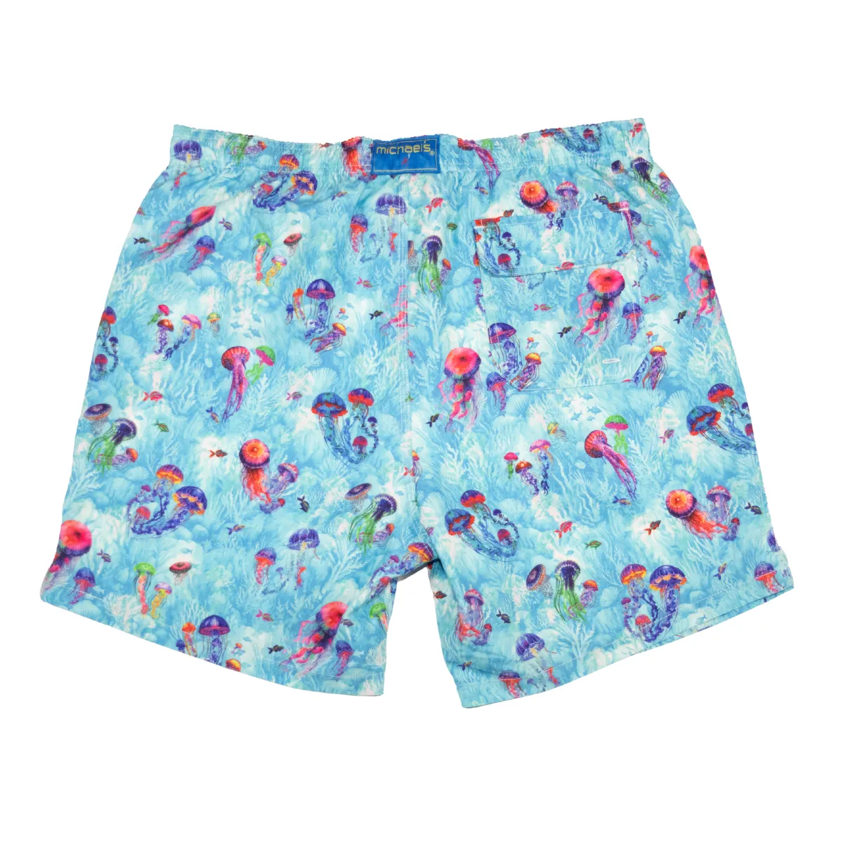 Boy's Cyclist Liner Swim Trunks - Jellyfish