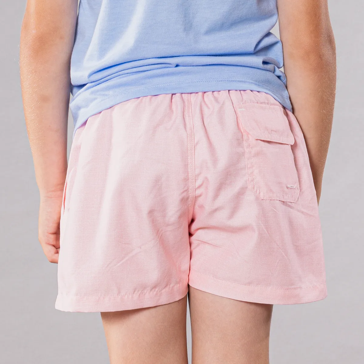 Boy's Cyclist Liner Swim Trunks - Solid Linen
