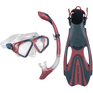 Cozumel TX Island Dry Snorkel & Proflex FX Set
