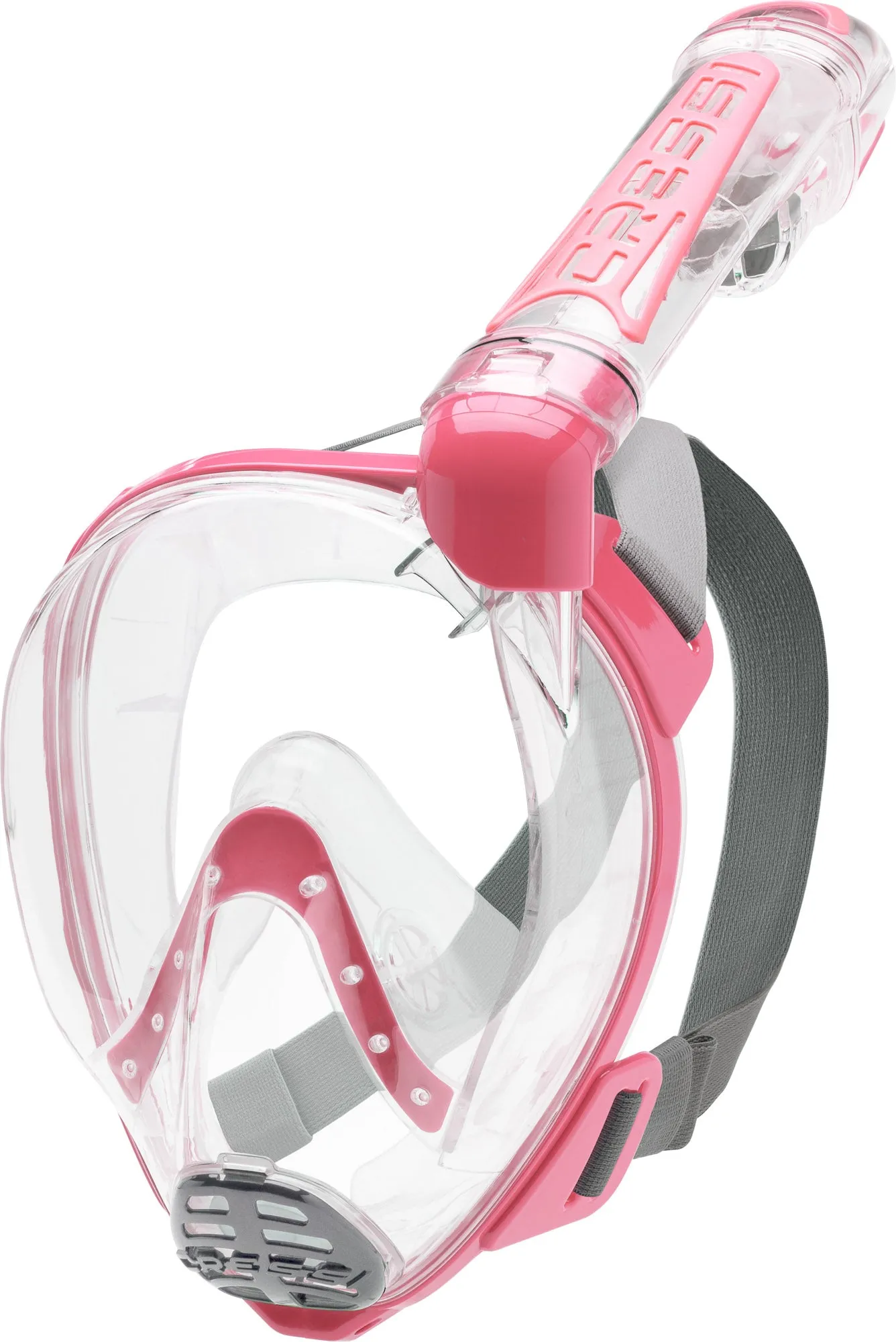 Cressi Bonete Open-Heel Fins and Duke Full Face Snorkeling Mask Set