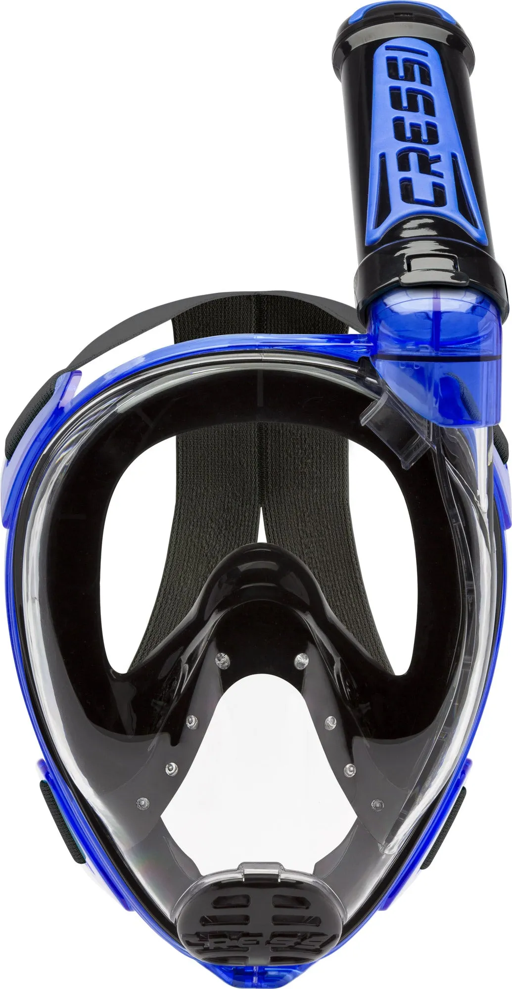 Cressi Bonete Open-Heel Fins and Duke Full Face Snorkeling Mask Set