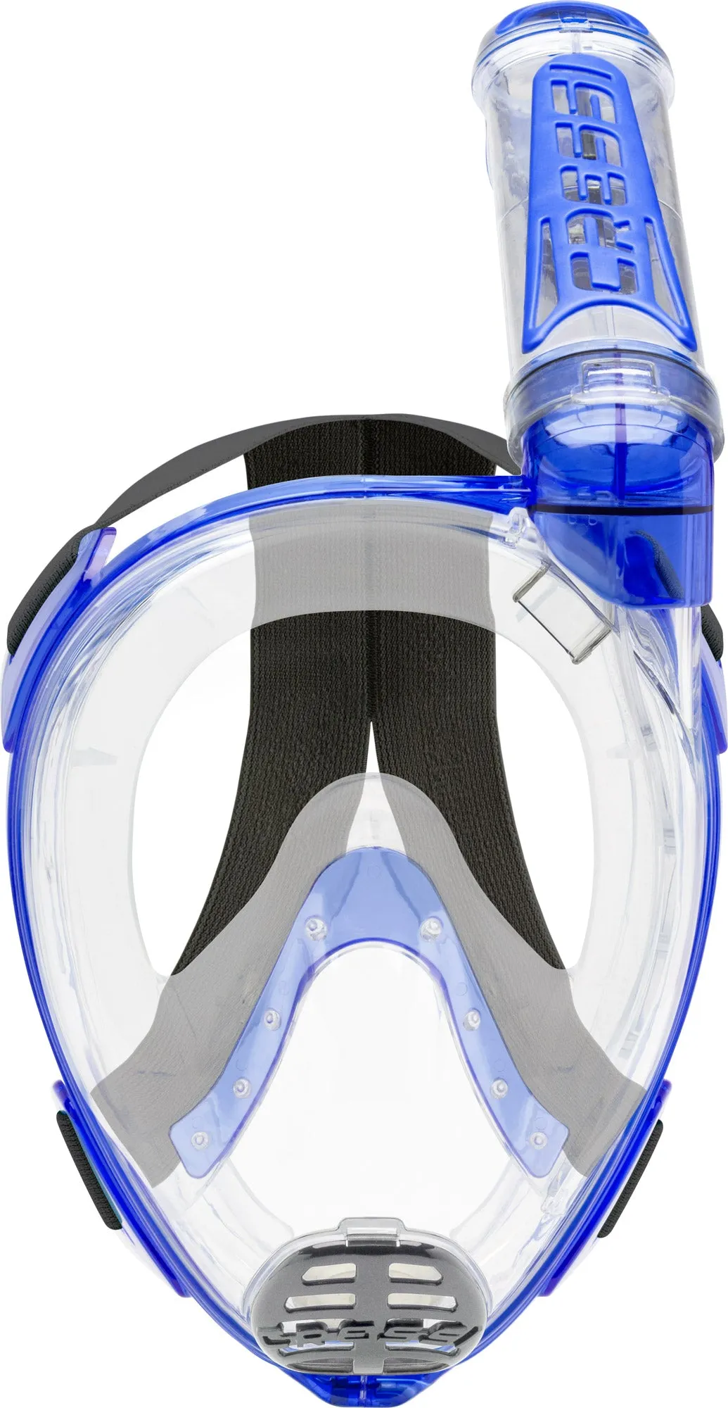 Cressi Bonete Open-Heel Fins and Duke Full Face Snorkeling Mask Set
