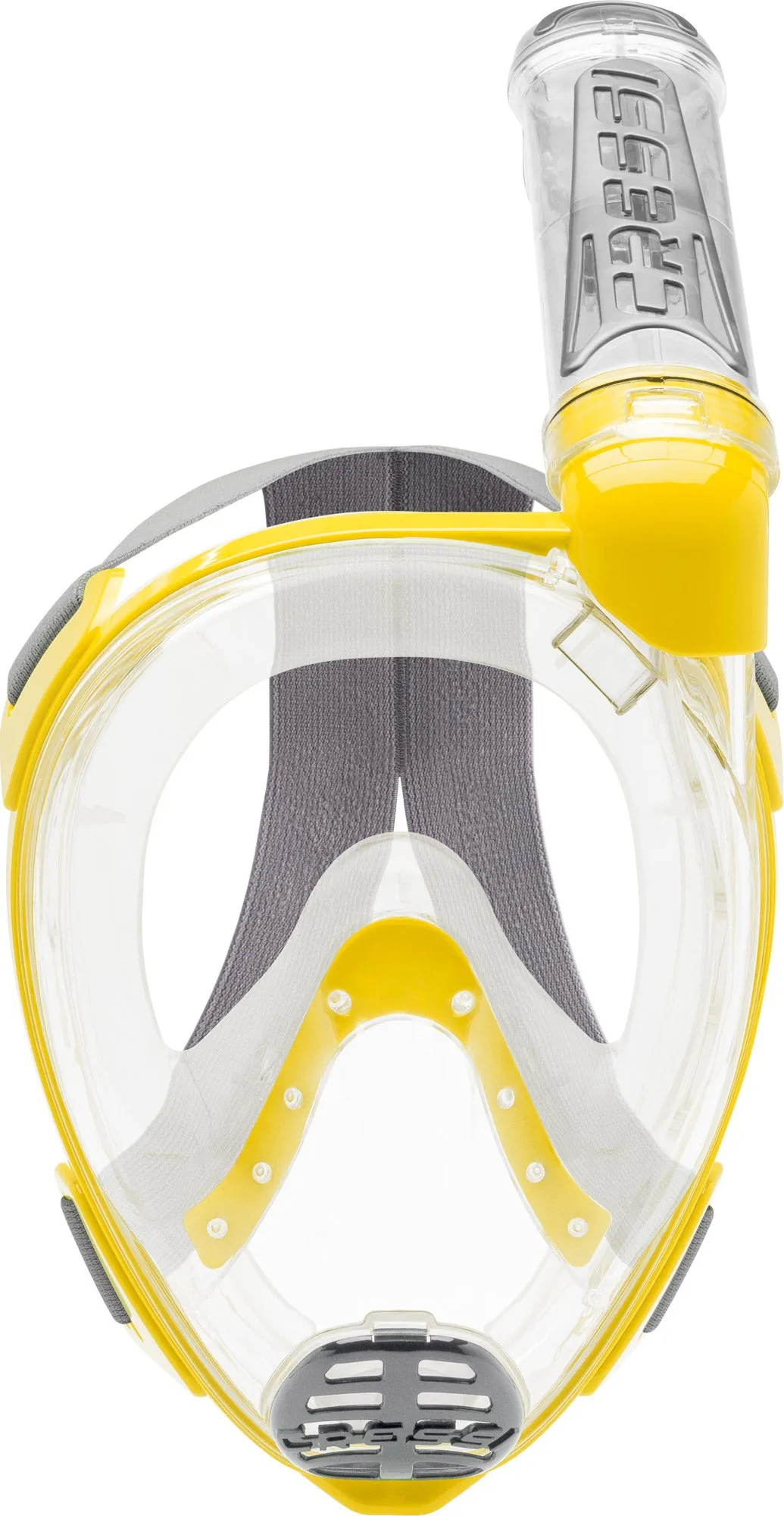 Cressi Bonete Open-Heel Fins and Duke Full Face Snorkeling Mask Set