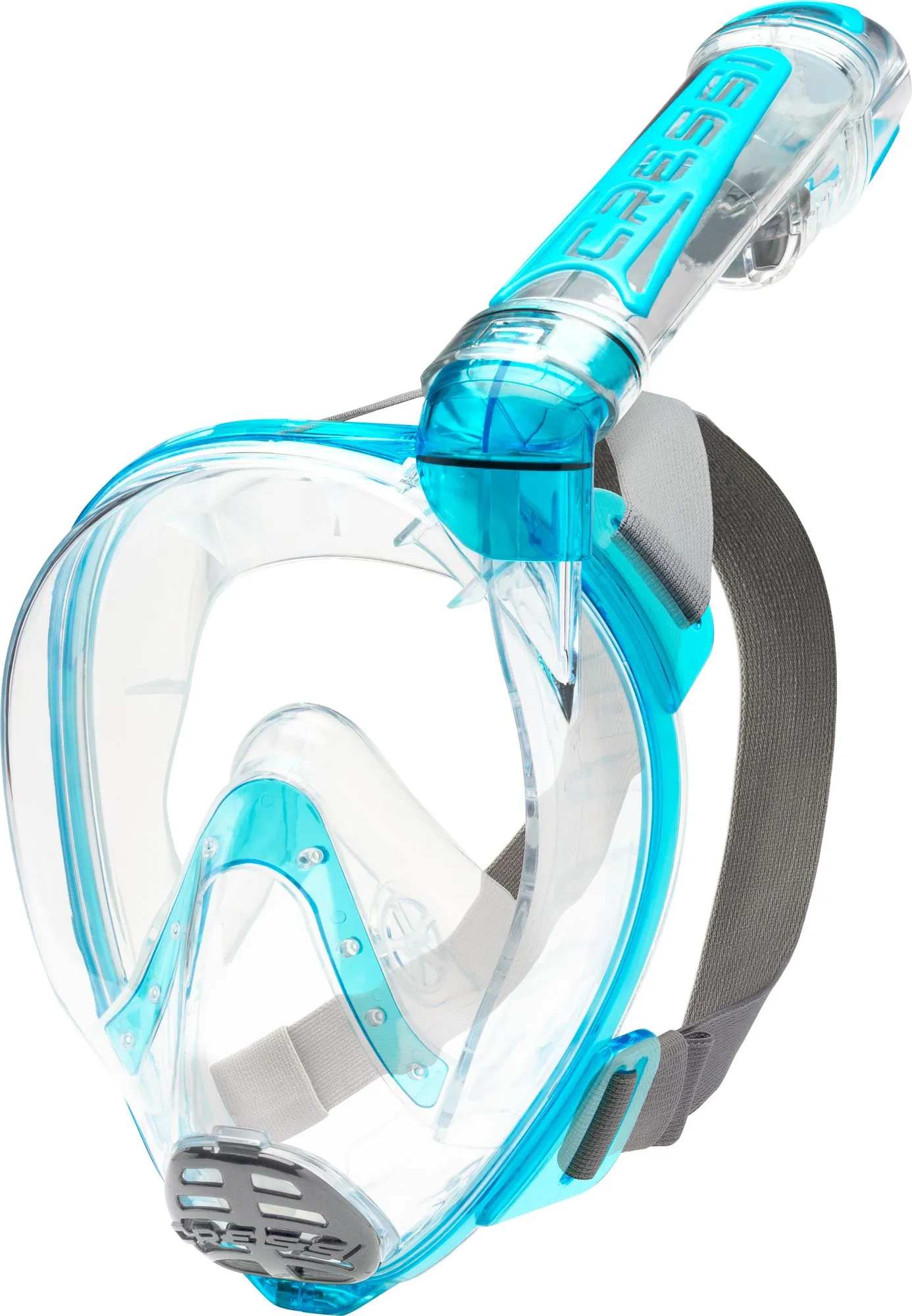 Cressi Duke Dry Full Face Snorkelling Mask & Bonete Fins Set for Adults
