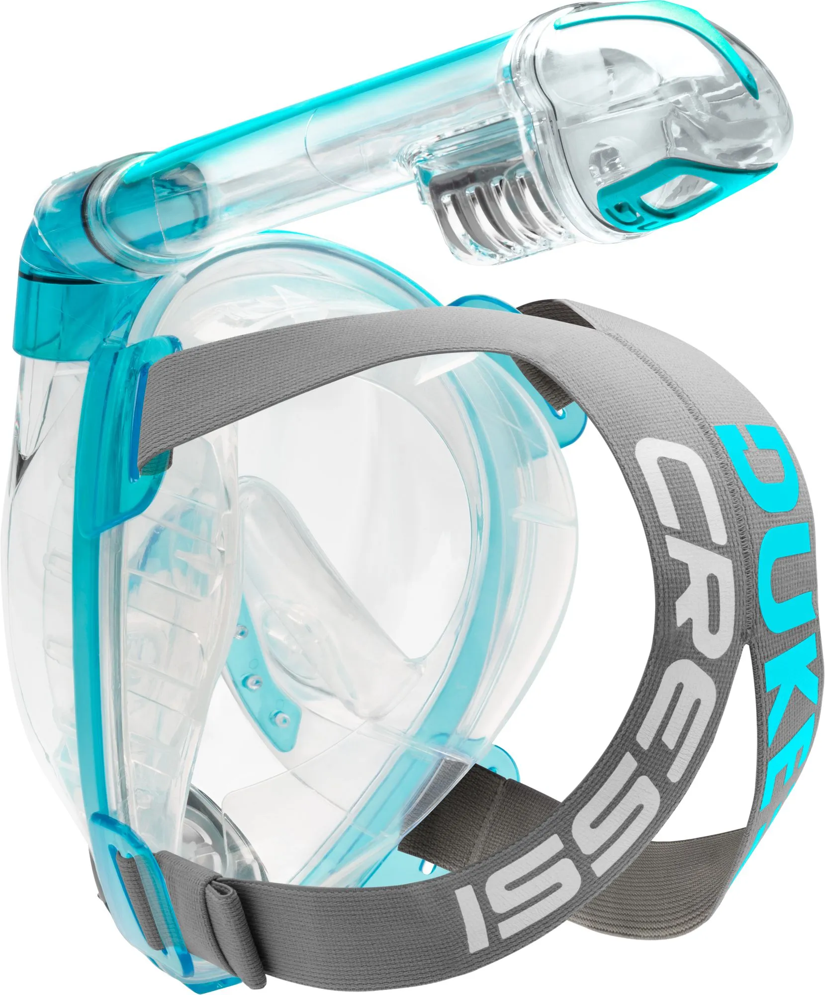 Cressi Duke Dry Full Face Snorkelling Mask & Bonete Fins Set for Adults