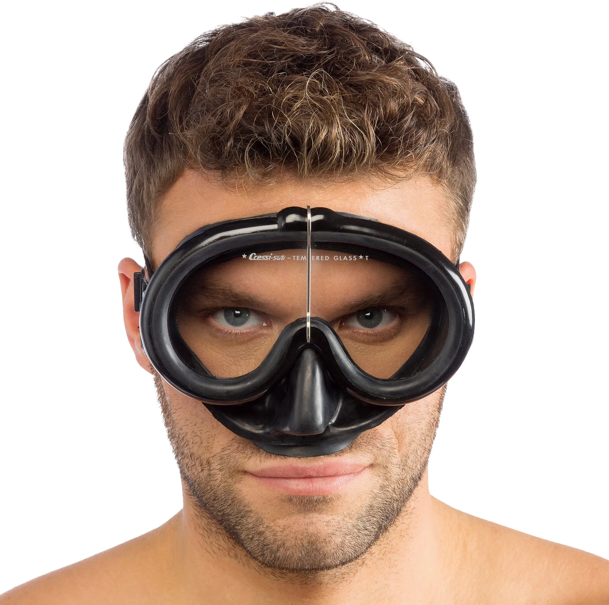 Cressi Pinocchio Classic Oval Dive Mask and Island 2.0 Snorkel for Scuba and Snorkeling