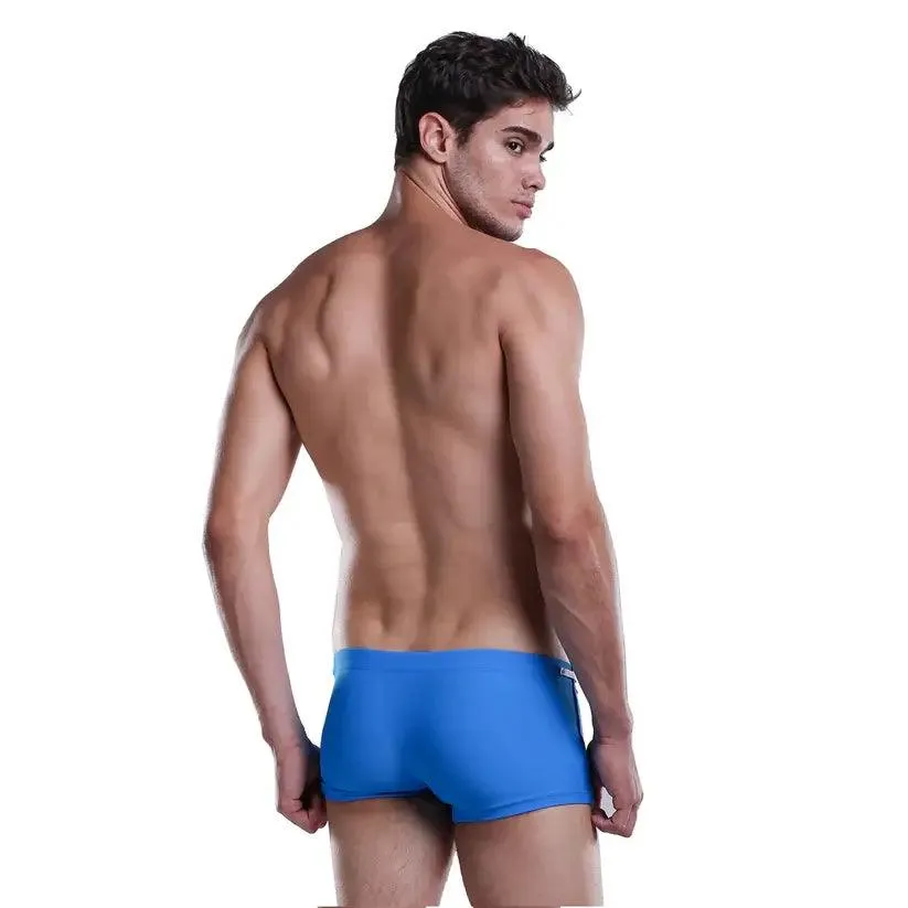 Desmiit Solid Swim Trunks Beach Bikini