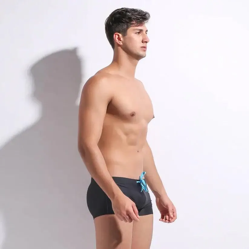 Desmiit Solid Swim Trunks Beach Bikini