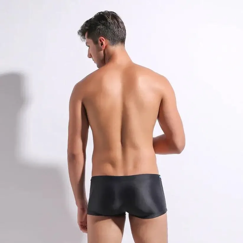 Desmiit Solid Swim Trunks Beach Bikini