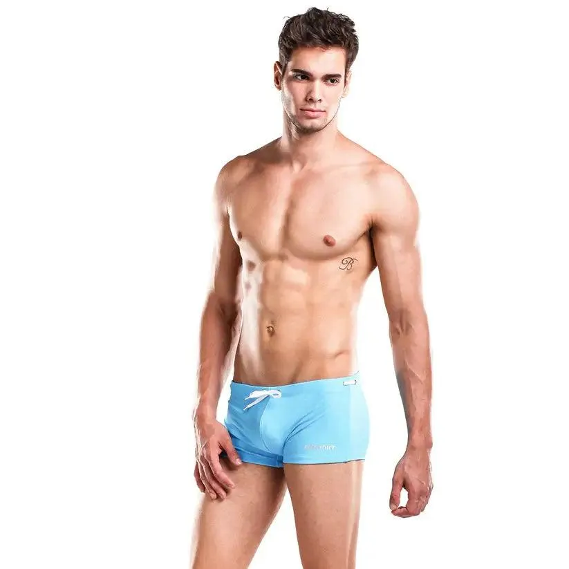 Desmiit Solid Swim Trunks Beach Bikini