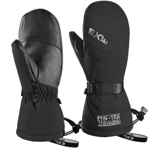 EXski Waterproof Ski Mittens - Thermal 3M Thinsulate Winter Gloves for Men and Women