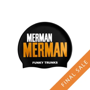Funky Trunks Silicone Swimming Cap FT99- Golden Merman
