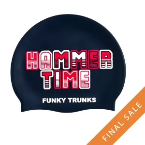 Funky Trunks Silicone Swimming Cap FT99- Hammer Time