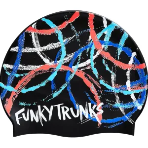 Funky Trunks Silicone Swimming Cap FT99 - Spin Doctor