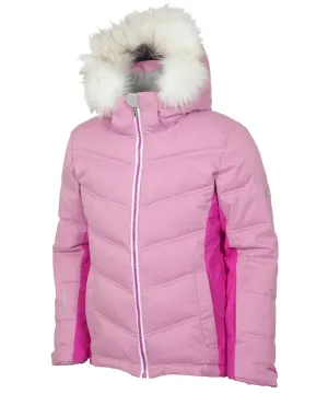 Girls' Julietta Waterproof Insulated Stretch Jacket With Detachable Faux Fur Ruff