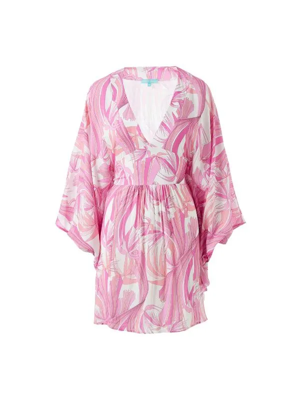 Grace V Neck Tie Back Short Tunic