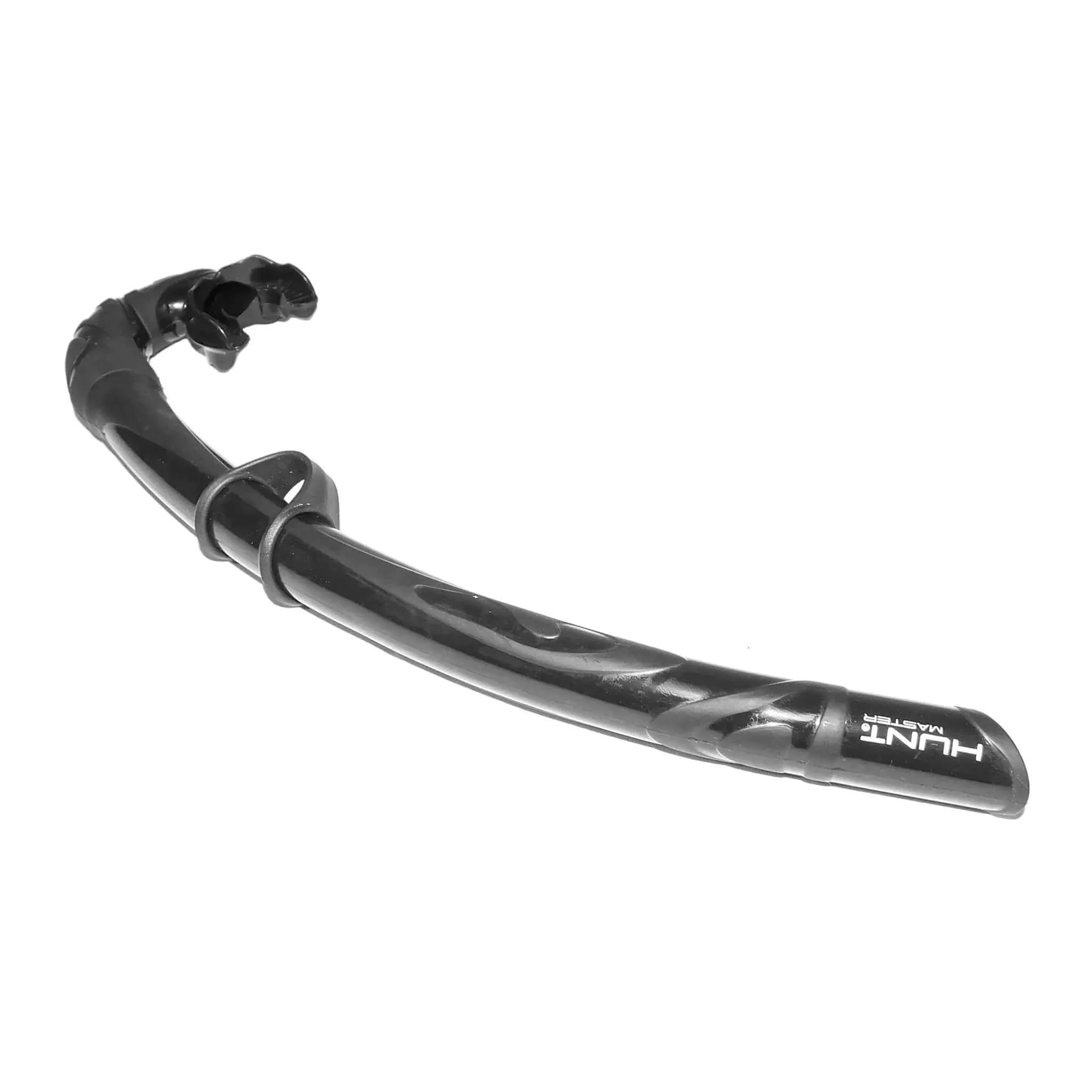 Hunt Master Oarfish Dive Snorkel - Black & Grey with Red Logo