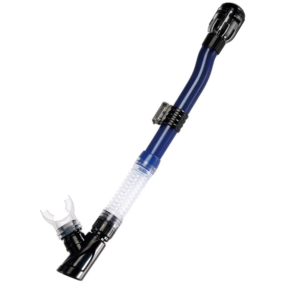 IST SN-201 3D Flex Dry Snorkel with 360° Swivel for Scuba Diving and Snorkeling