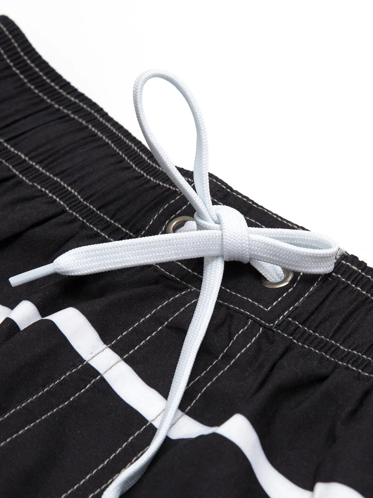 Men's Casual Multicolor Striped Summer Shorts Swimming Trunks