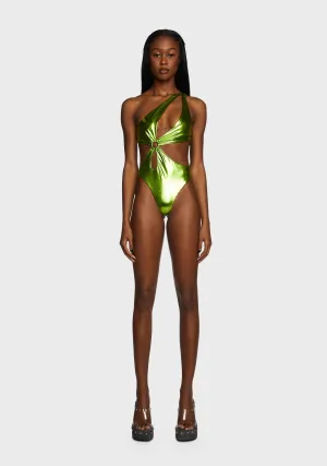 Metallic Ring One Piece Swimsuit