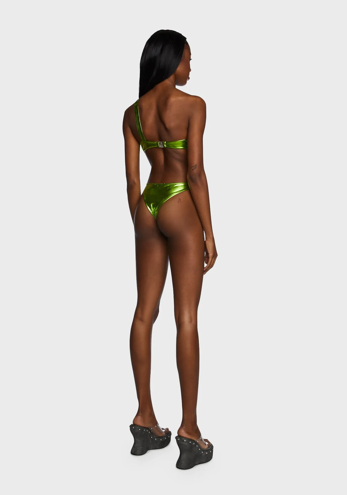 Metallic Ring One Piece Swimsuit