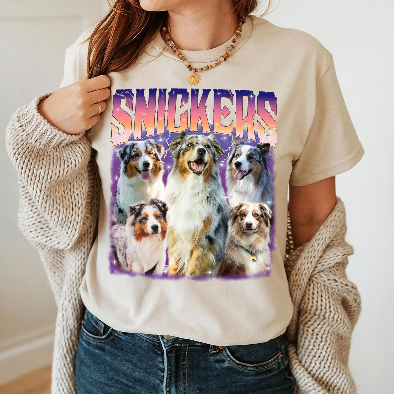 Mit & Mia Custom Your Own Bootleg Rap Shirts for Boyfriend Girlfriend Face Shirt with Photo Gift for Him Her Pet Lovers