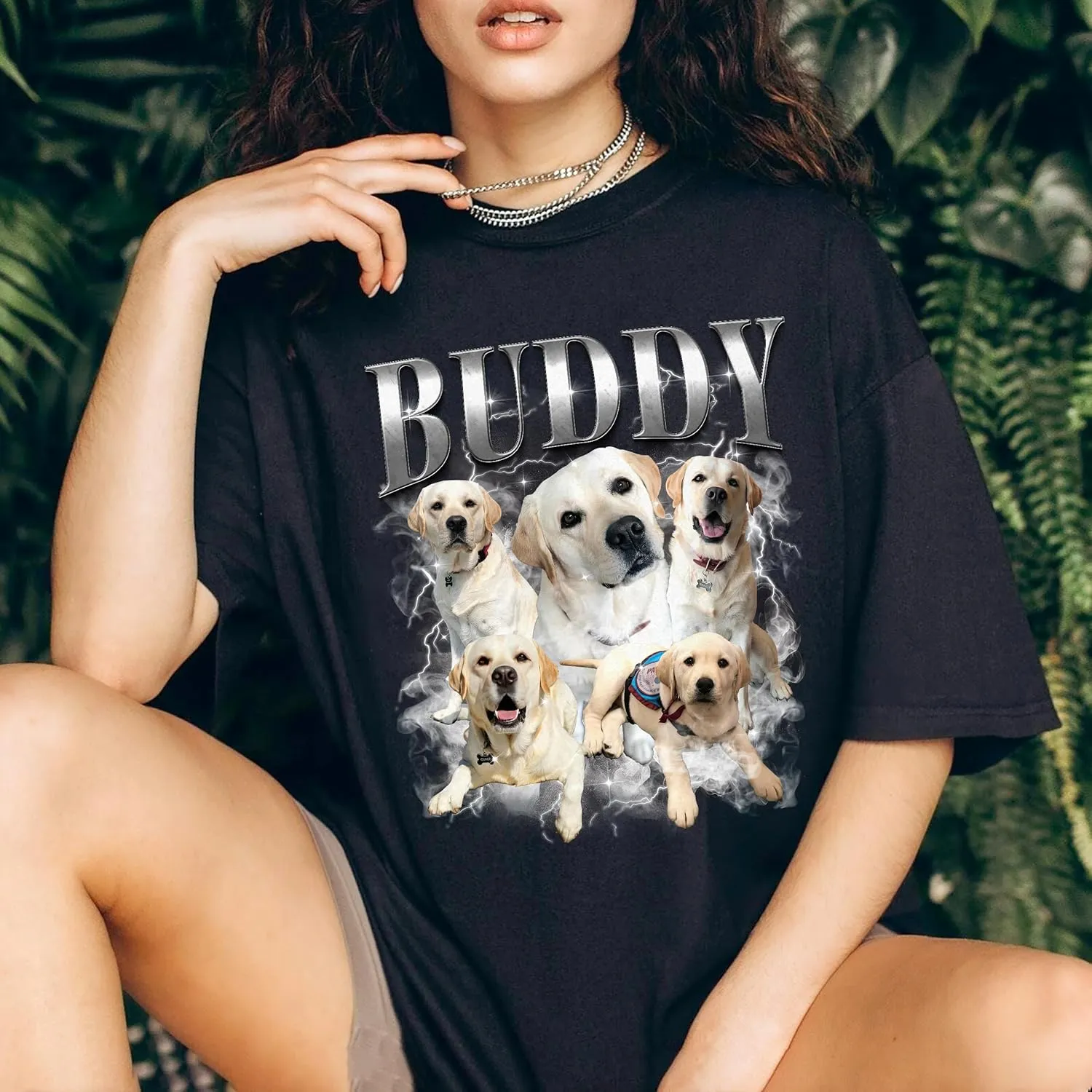 Mit & Mia Custom Your Own Bootleg Rap Shirts for Boyfriend Girlfriend Face Shirt with Photo Gift for Him Her Pet Lovers