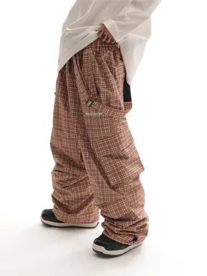 Molocoster Checkered Snow Pants - Unisex