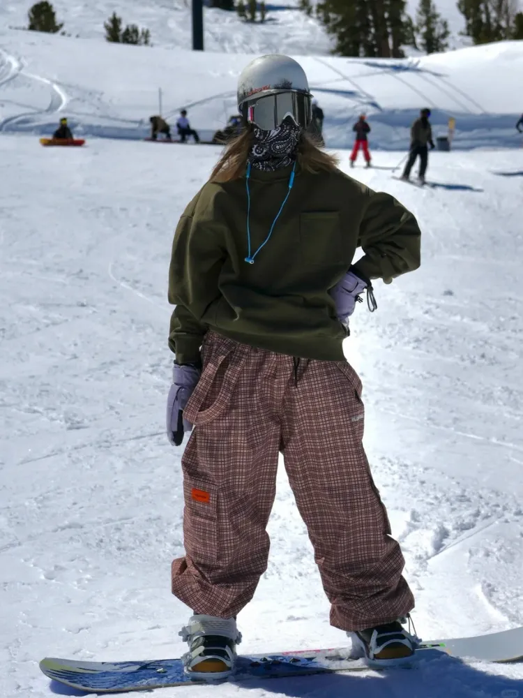 Molocoster Checkered Snow Pants - Unisex