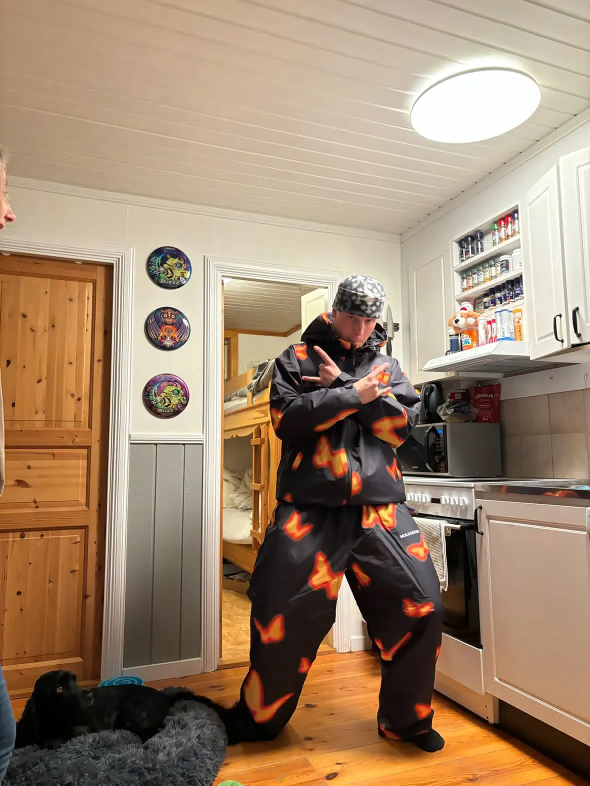 Molocoster Flame Butterfly Snow Pants - Unisex