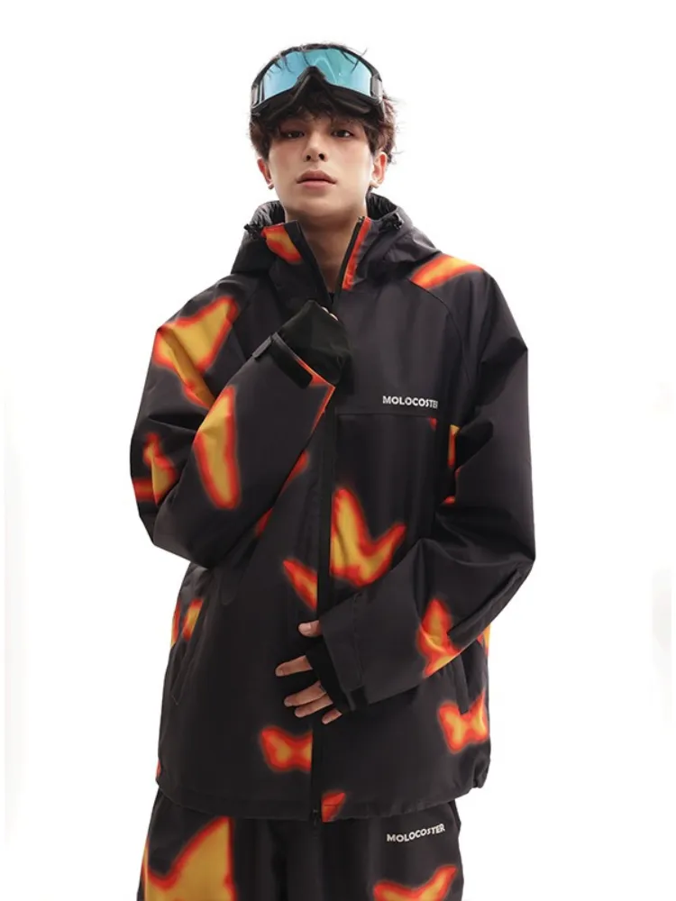 Molocoster Flame Butterfly Snow Pants - Unisex