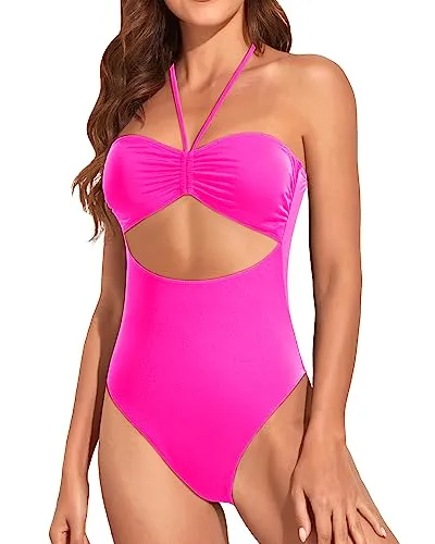 One Piece Cutout Monokini Swimsuits
