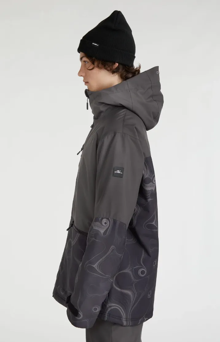 Oneill Mens Texture Jacket BlackOut