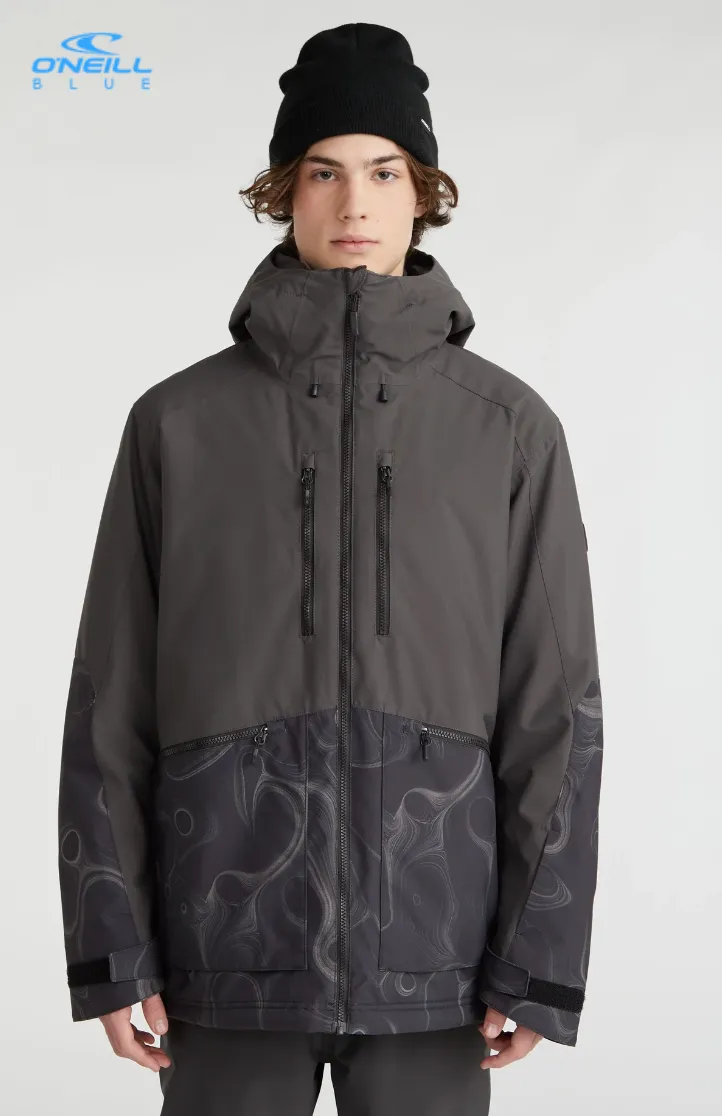 Oneill Mens Texture Jacket BlackOut