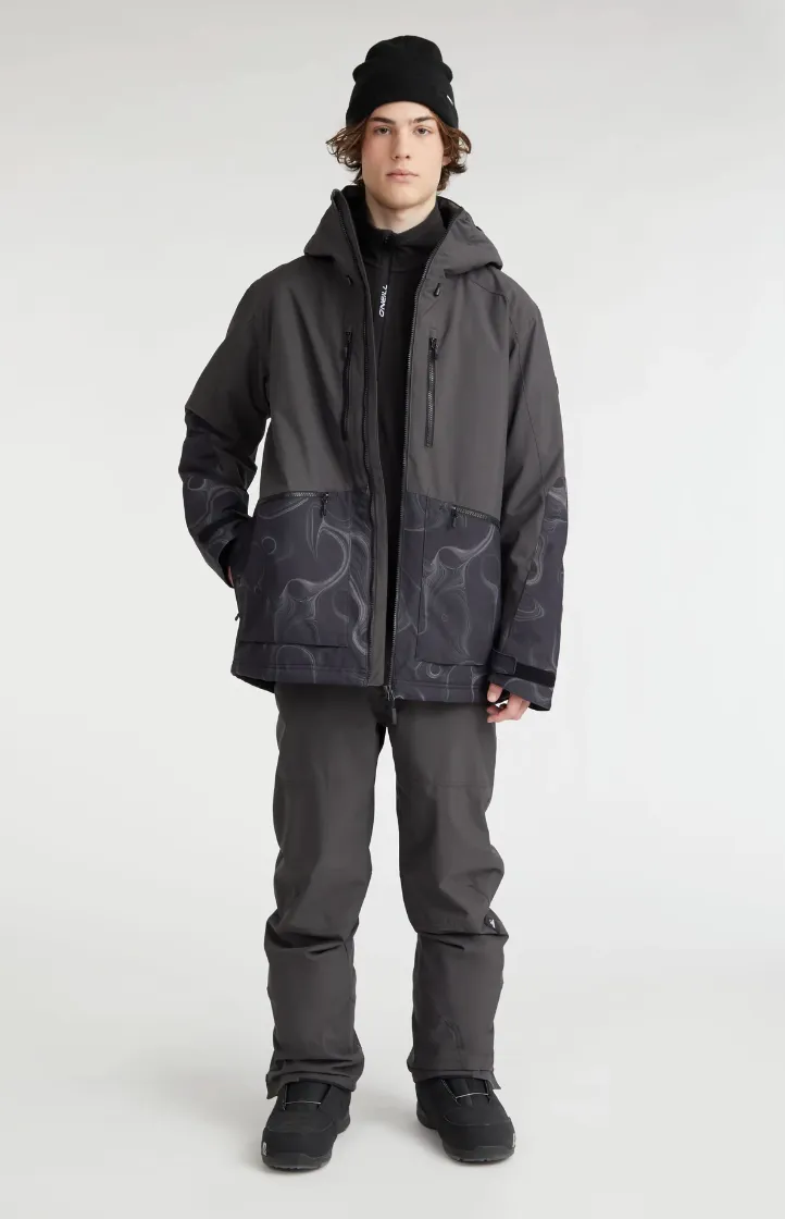 Oneill Mens Texture Jacket BlackOut