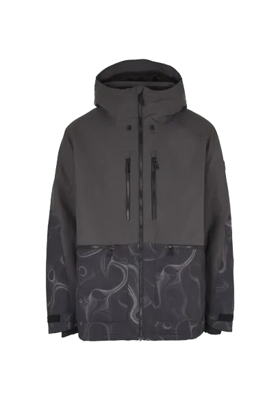 Oneill Mens Texture Jacket BlackOut
