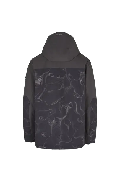 Oneill Mens Texture Jacket BlackOut