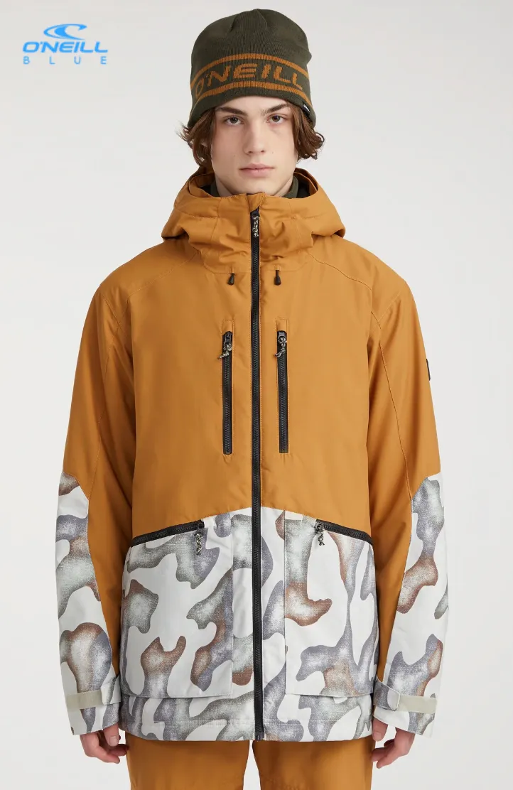 Oneill Mens Texture Jacket Hiker Camo