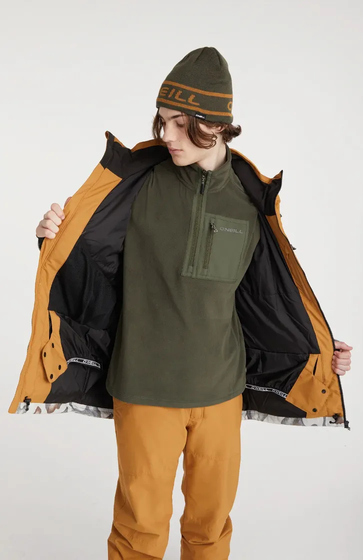 Oneill Mens Texture Jacket Hiker Camo