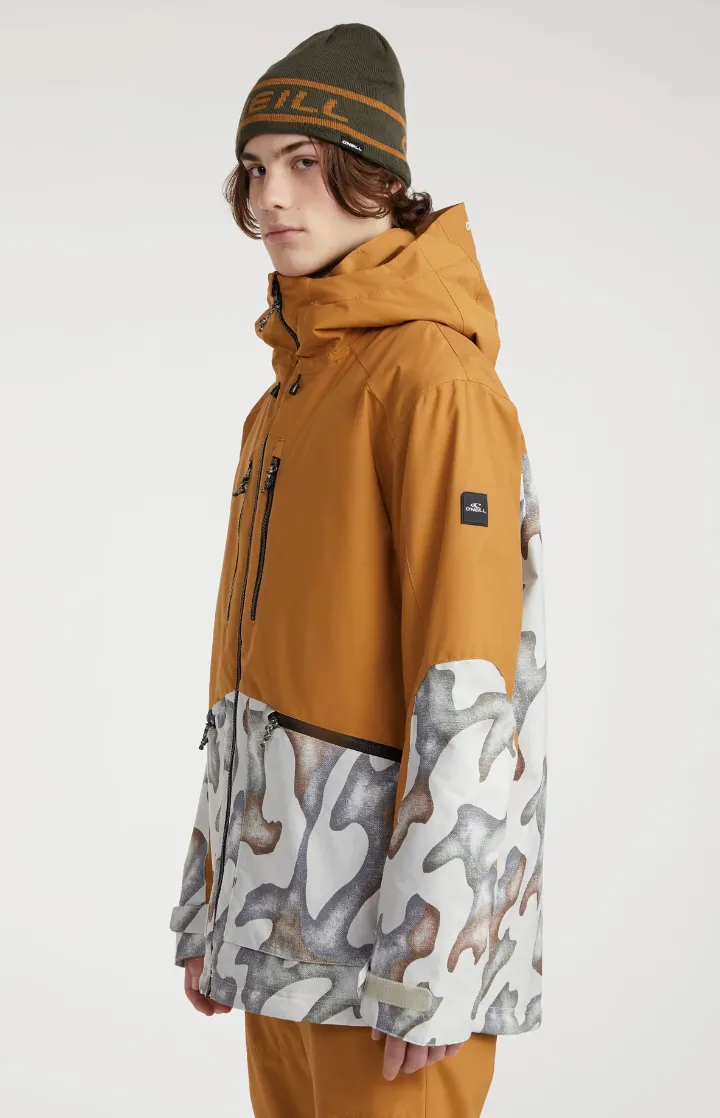 Oneill Mens Texture Jacket Hiker Camo
