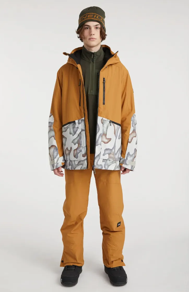 Oneill Mens Texture Jacket Hiker Camo