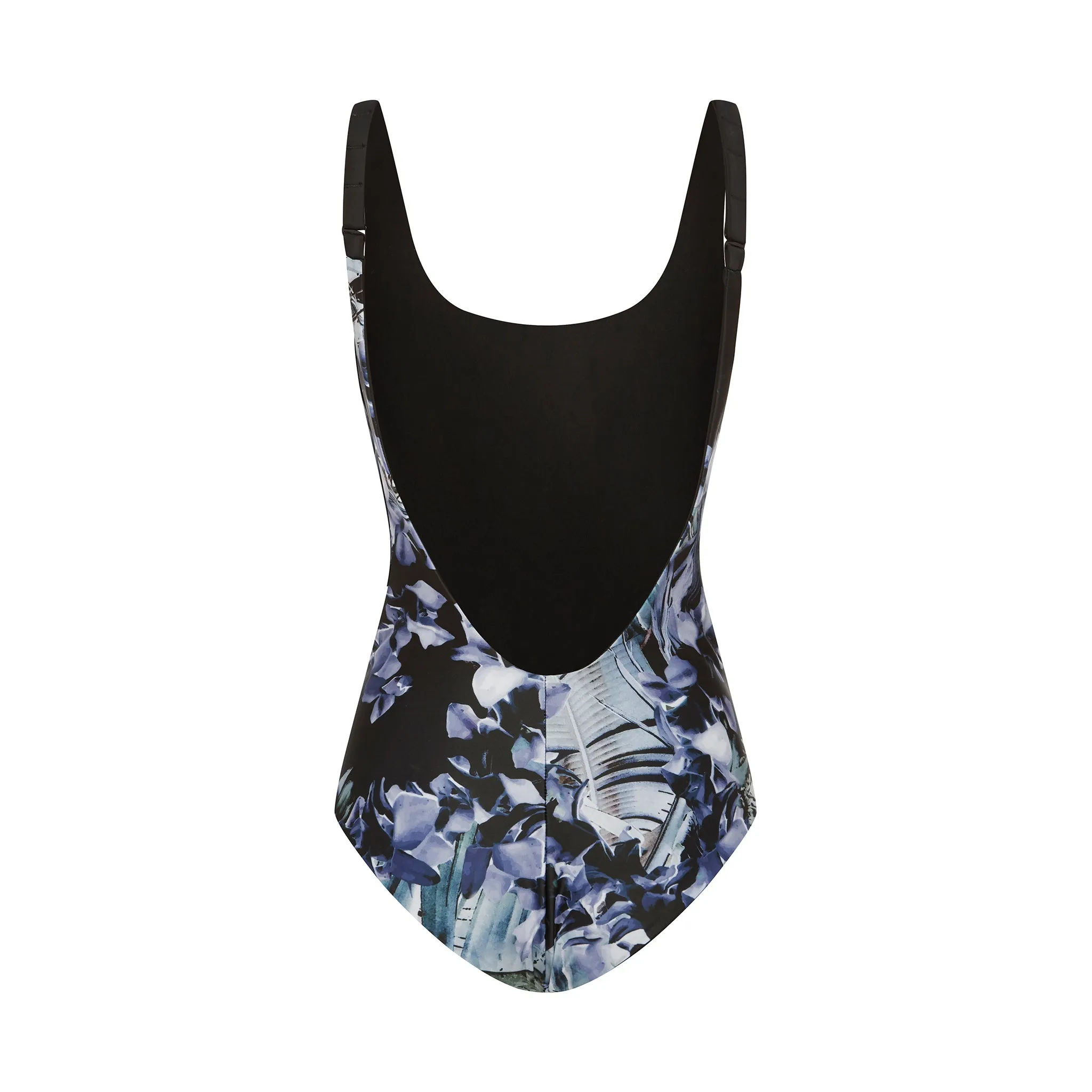 Printed one piece swimsuit