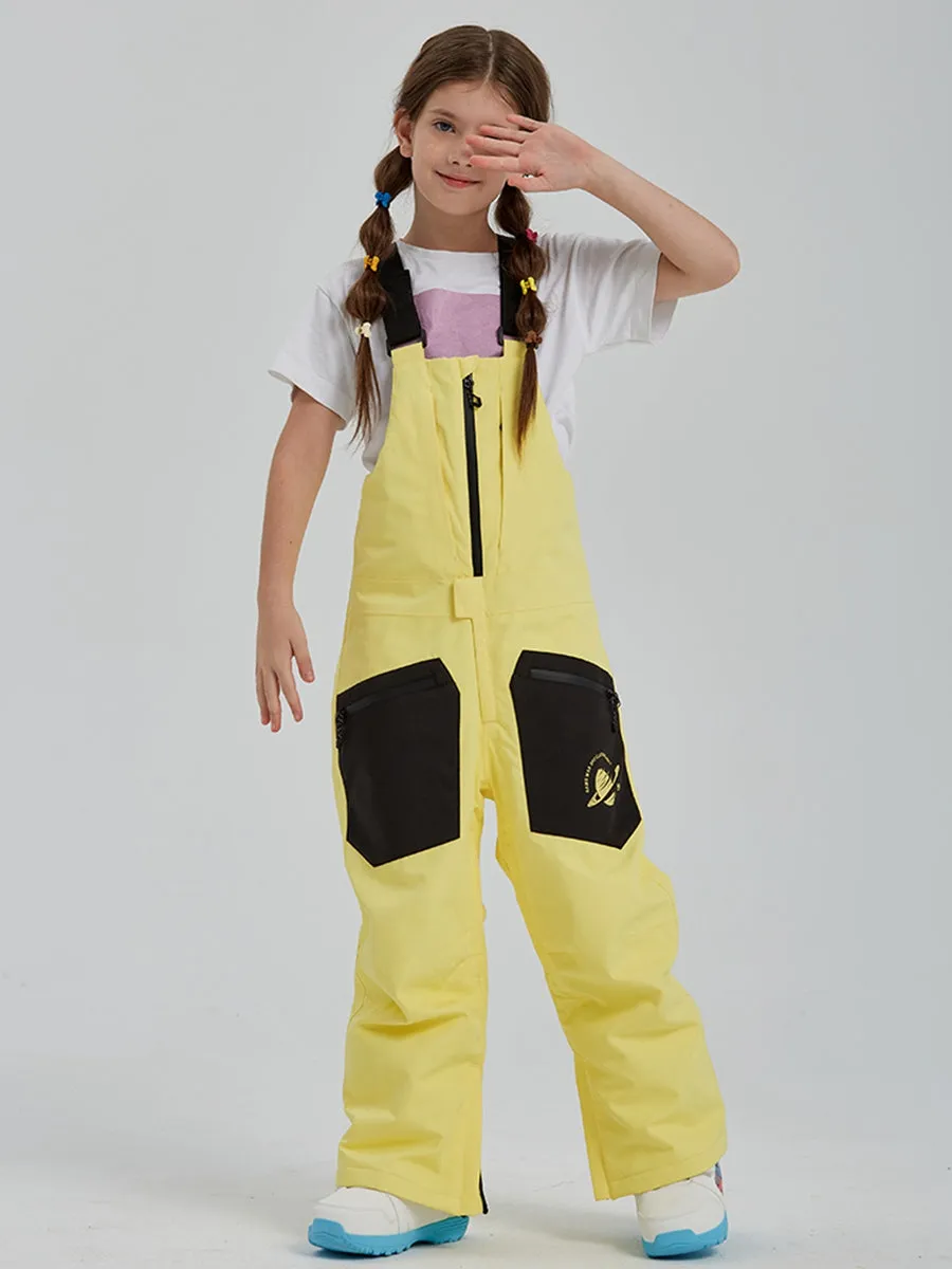 Riuyele Girls Snow Jogger Bib Pants