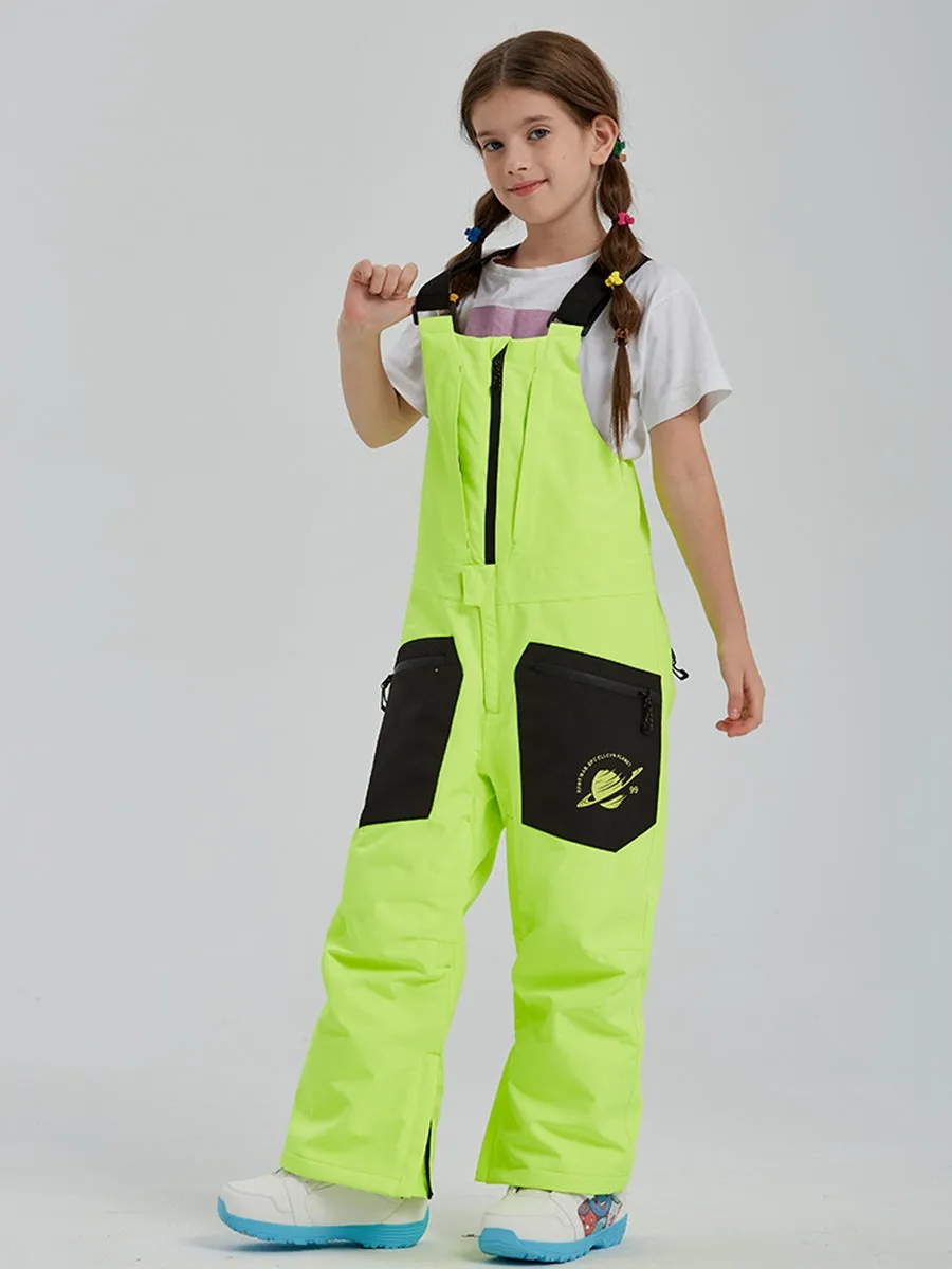 Riuyele Girls Snow Jogger Bib Pants