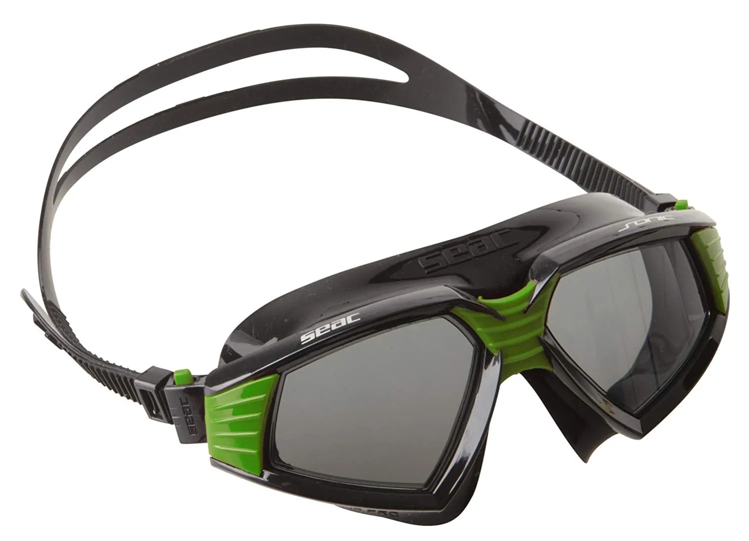 SEAC Sonic Clear Silicone Swim Goggles with 100% UV protection
