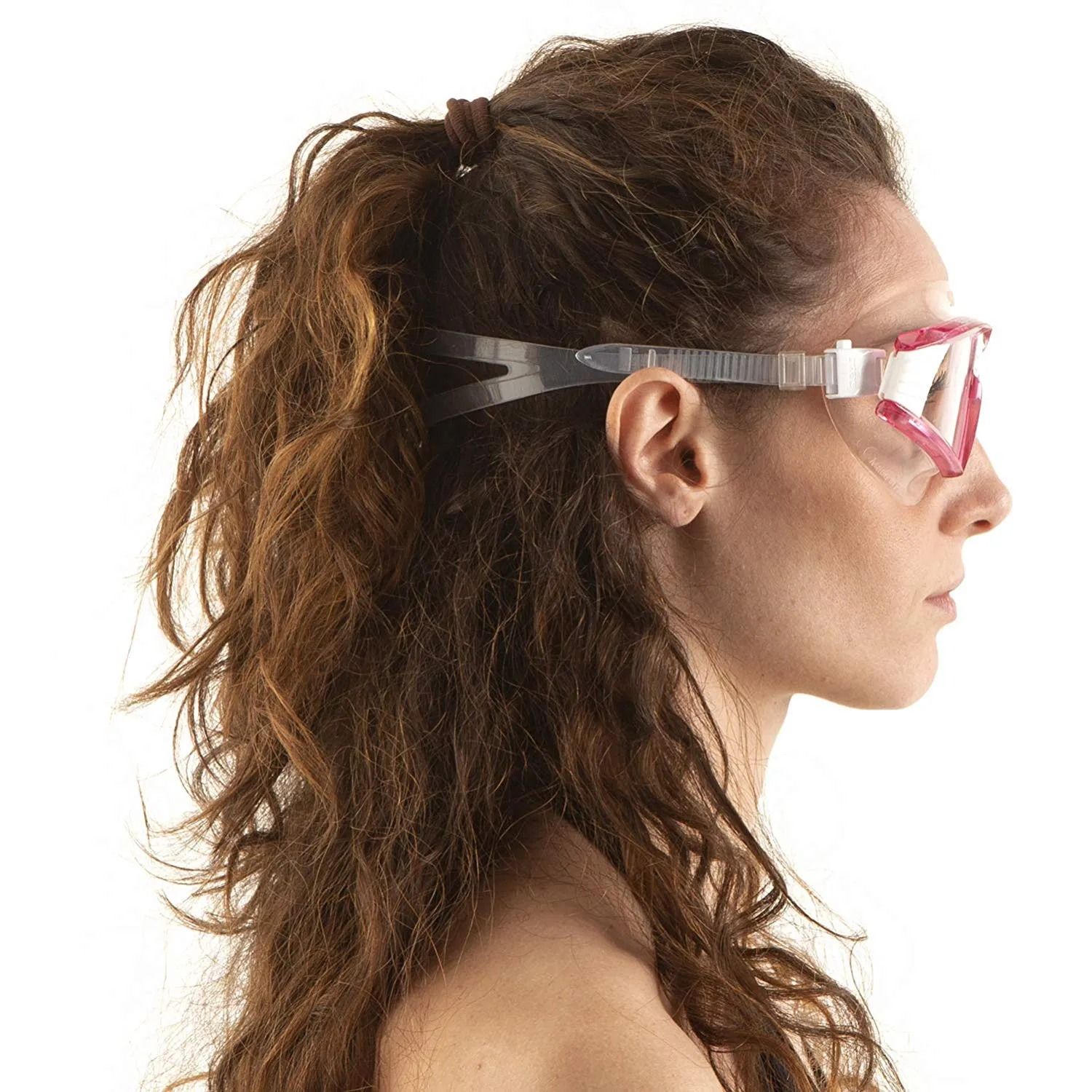 SEAC Sonic Clear Silicone Swim Goggles with 100% UV protection