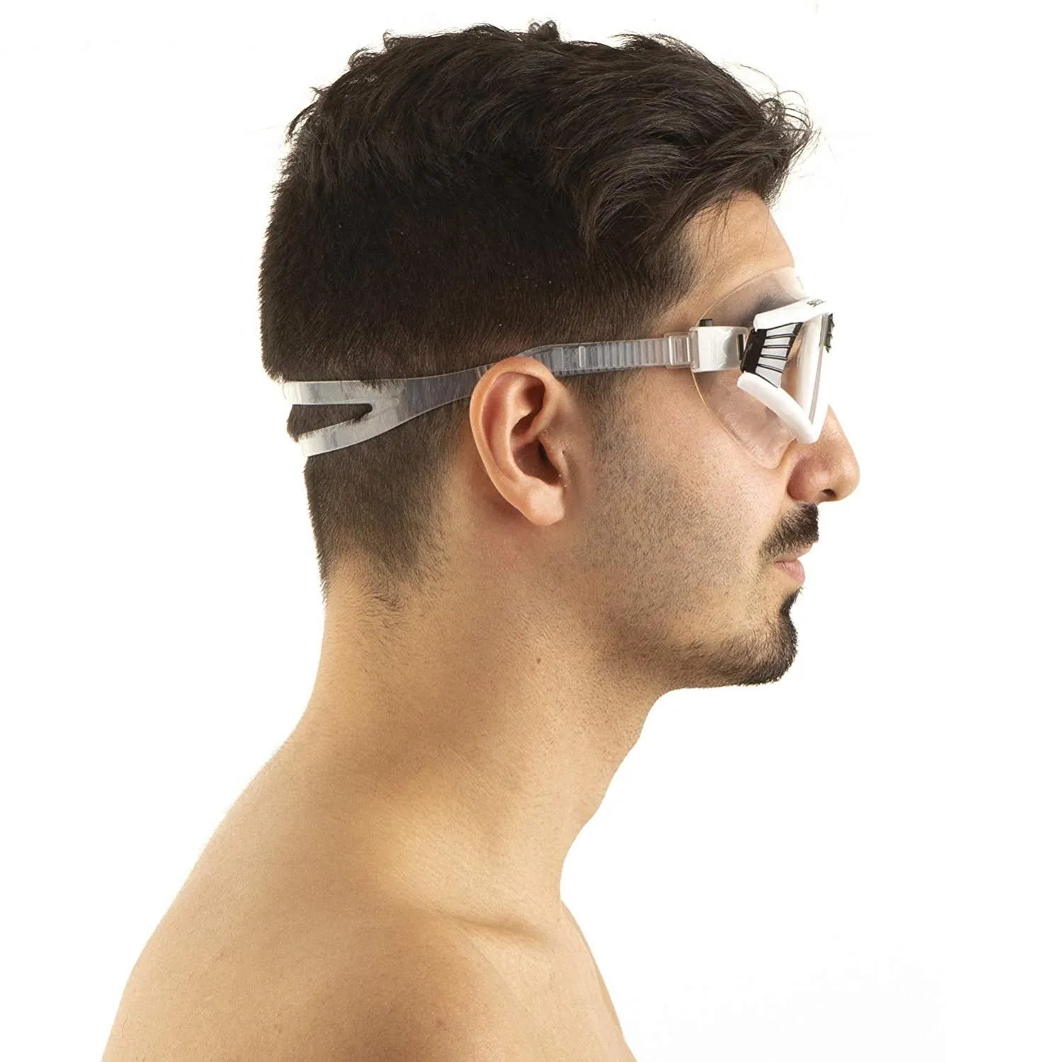 SEAC Sonic Clear Silicone Swim Goggles with 100% UV protection